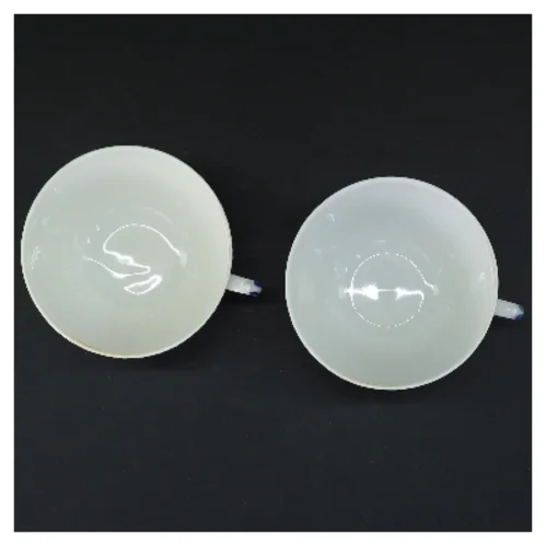 Porcelænskopper med blåt blomstermønster fra Royal Copenhagen (str. 2 stk Ø 10,5 cm)