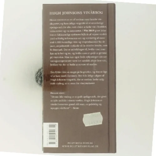 Vin 2019 af Hugh Johnson (Bog)