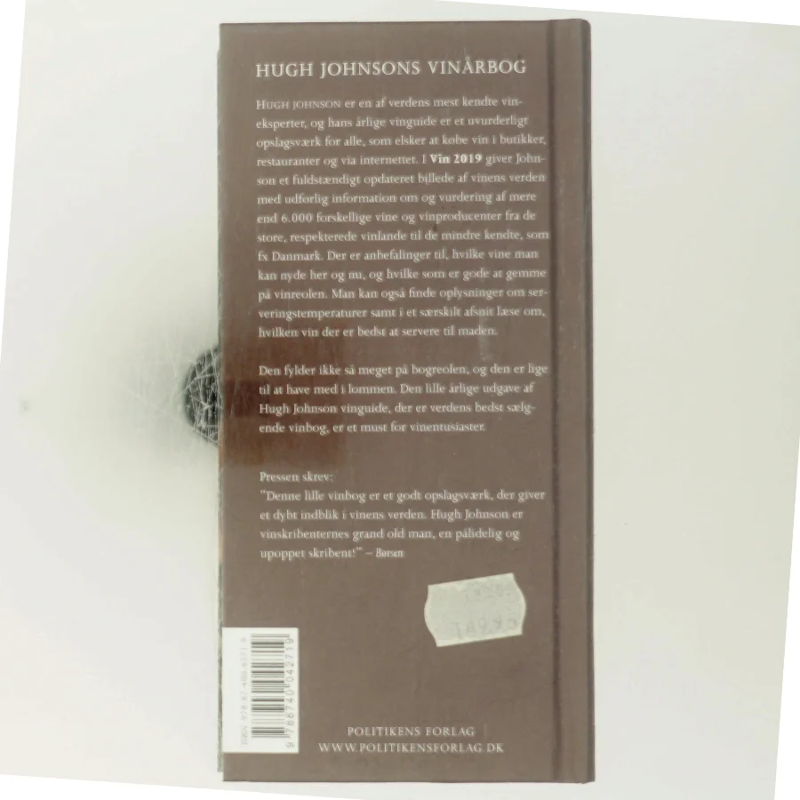 Vin 2019 af Hugh Johnson (Bog)