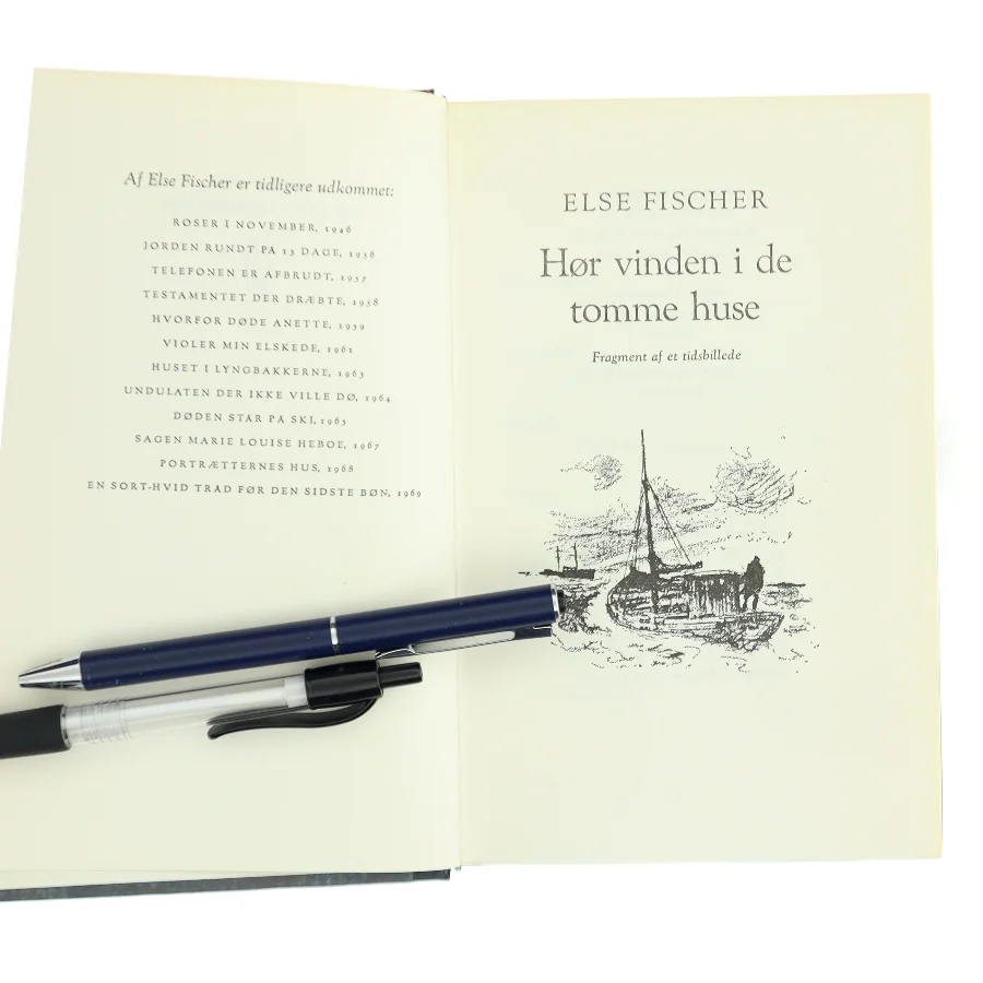 Hør vinden i de tomme huse af Else Fischer (Bog)
