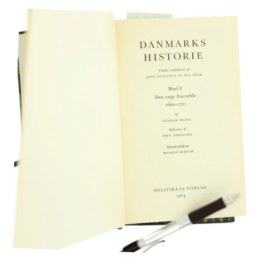 Danmarks Historie af Gunnar Olsen (Bog)