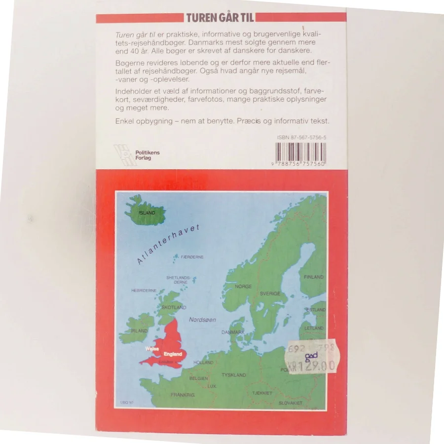 Turen går til England og Wales (Bog)