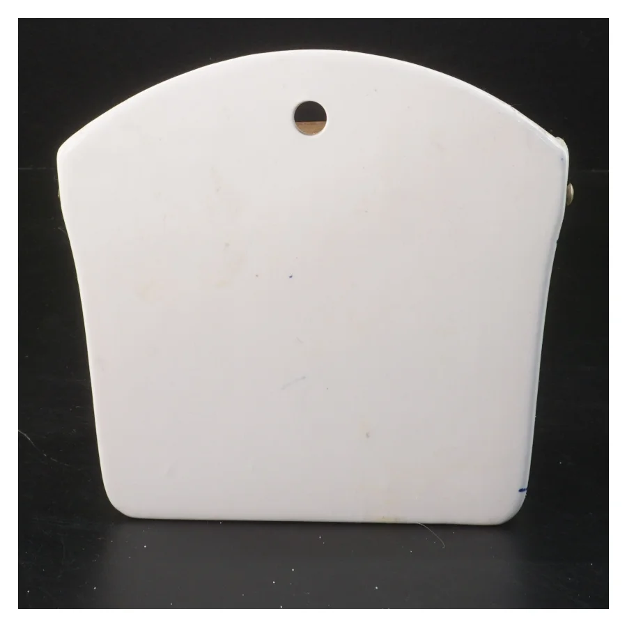 Keramik væghængt krukke med trælåg (str. 14,5x15 cm)