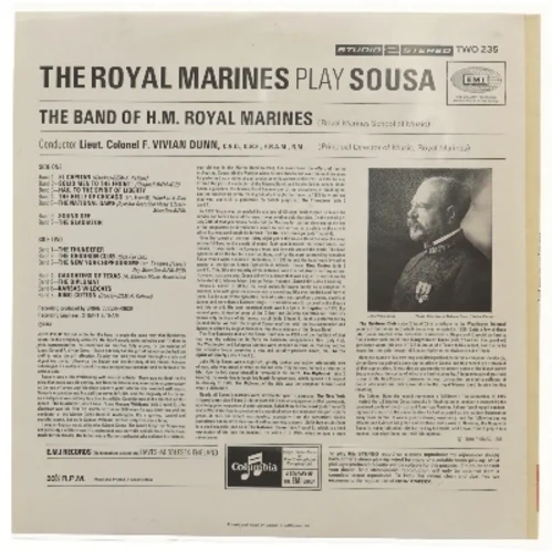 The Royal Marines Play Sousa LP