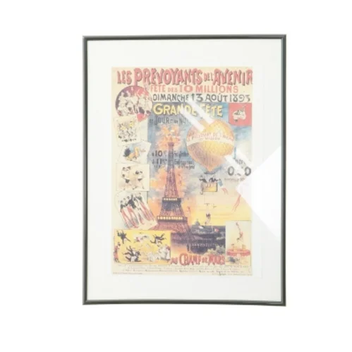 Indrammet plakat med motiv fra 1893 (str. 40,5x31 cm)