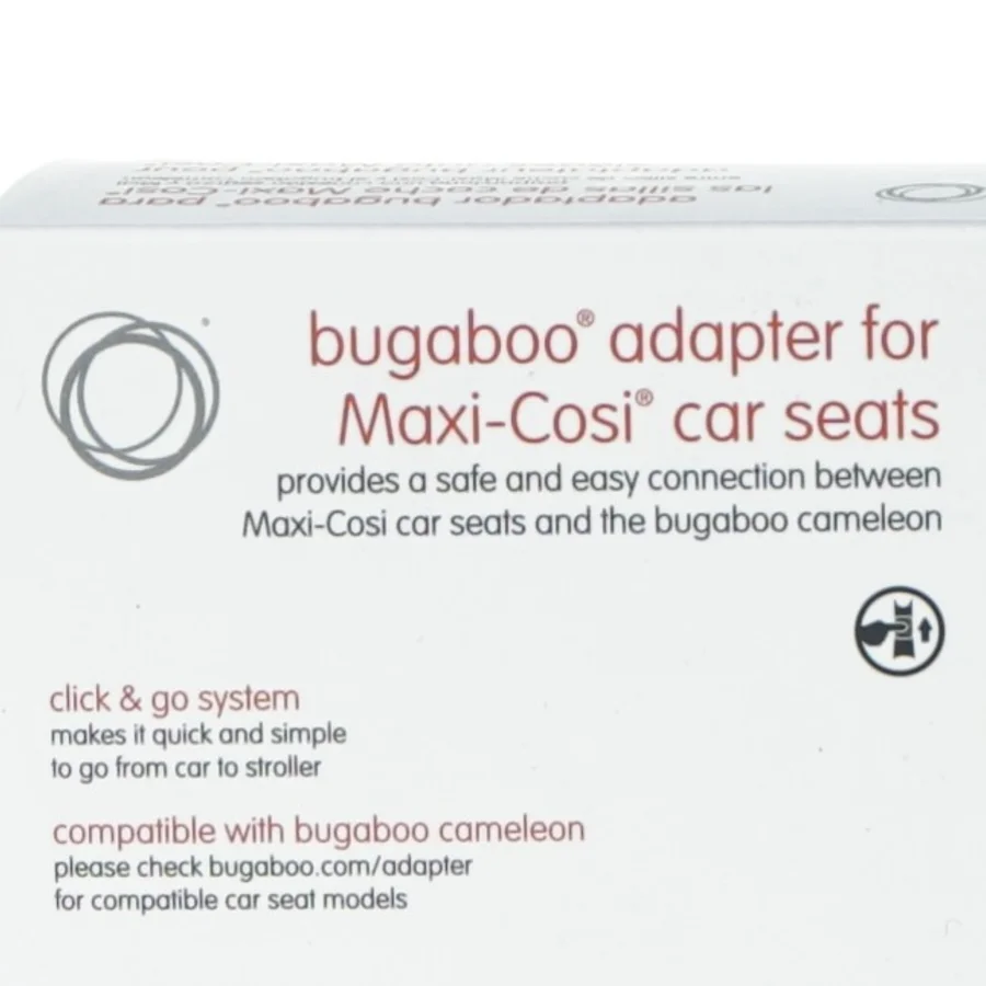 Adapter til bilsæde fra Bugaboo (str. 19 x 10 cm)