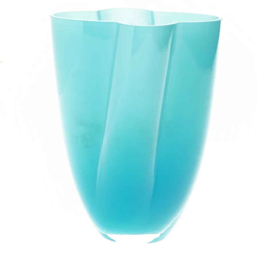 Blå vase fra Royal Copenhagen (str. 23x17 cm)