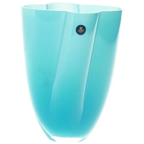 Blå vase fra Royal Copenhagen (str. 23x17 cm)