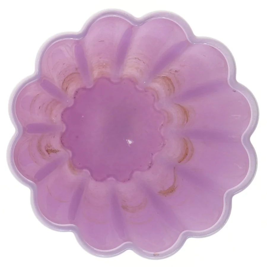 Violet vase (str. Ø 14 cm højde 17 cm)