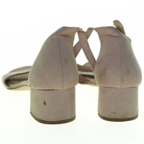 Grå Tamaris sandaler med hæl og glimmerdetalje fra Tamaris (str. 41)