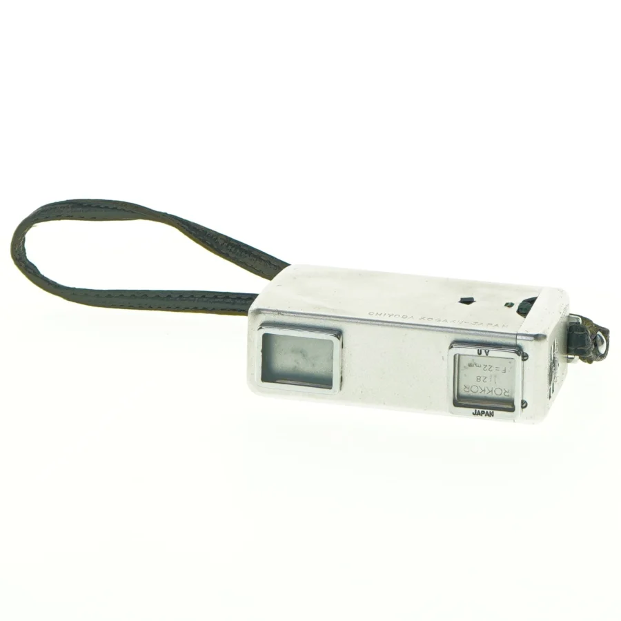 Minolta 16 subminiature kamera fra Minolta (str. 8 x. 4,5 cm)