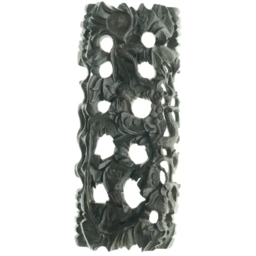 Udskåret trædekorationspanel (str. 42 x. 18 cm)