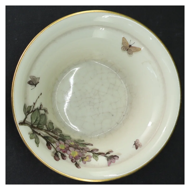 Keramikskål med blomstermotiv fra Royal Copenhagen