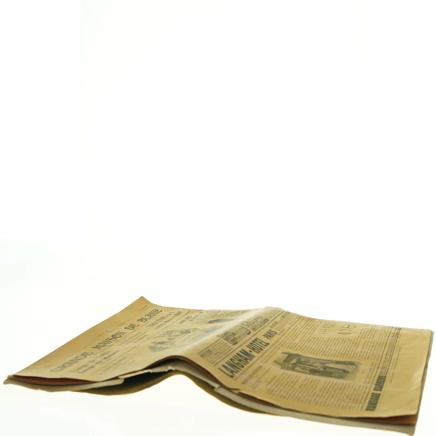 Gammel avis 'L'Illustration' fra 1901 (str. 41 x. 32 cm)