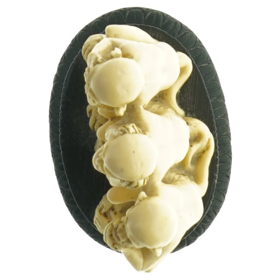 Tre vismænd figur (str. H. 11 cm)