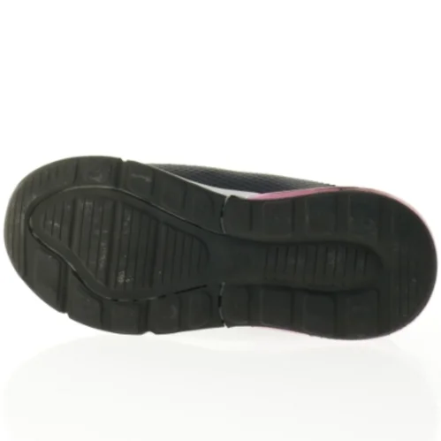 Sorte sneakers med lyserøde detaljer (str. 4)