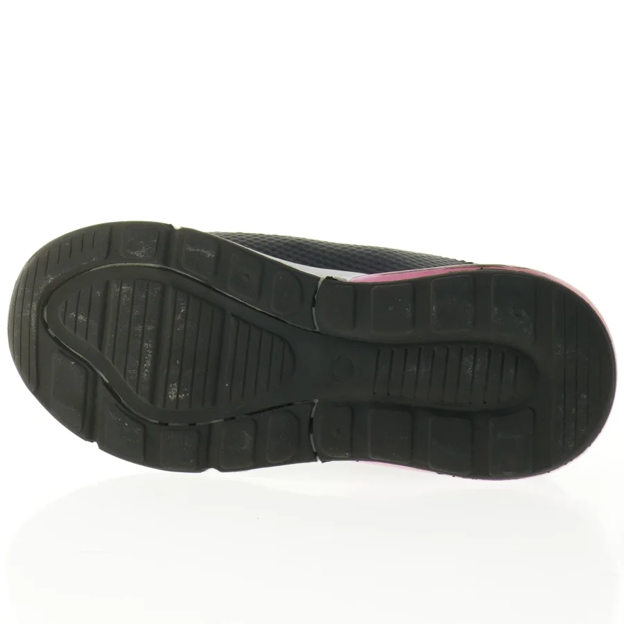 Sorte sneakers med lyserøde detaljer (str. 4)