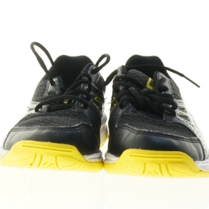 Asics løbesko, sort og gul fra Asics (str. 35,.5)