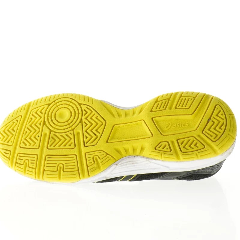 Asics løbesko, sort og gul fra Asics (str. 35,.5)