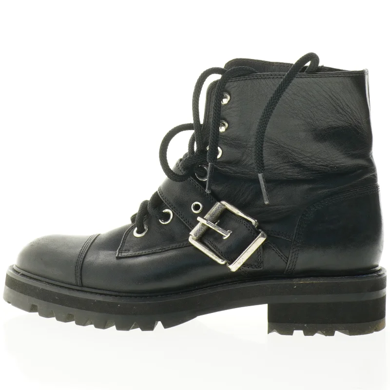 Sorte læderstøvler fra Billi Bi (str. 39)