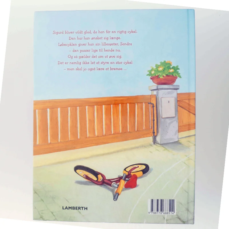 Sigurd og Sandra lærer at cykle børnebog fra Lamberth