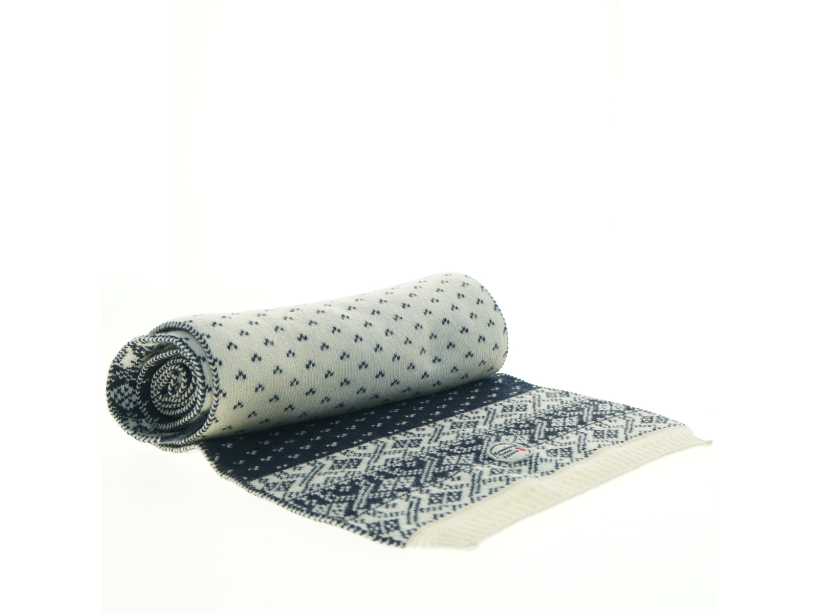 Strikket halstørklæde Knowledge Cotton Apparel (str. 33 x 200 cm)