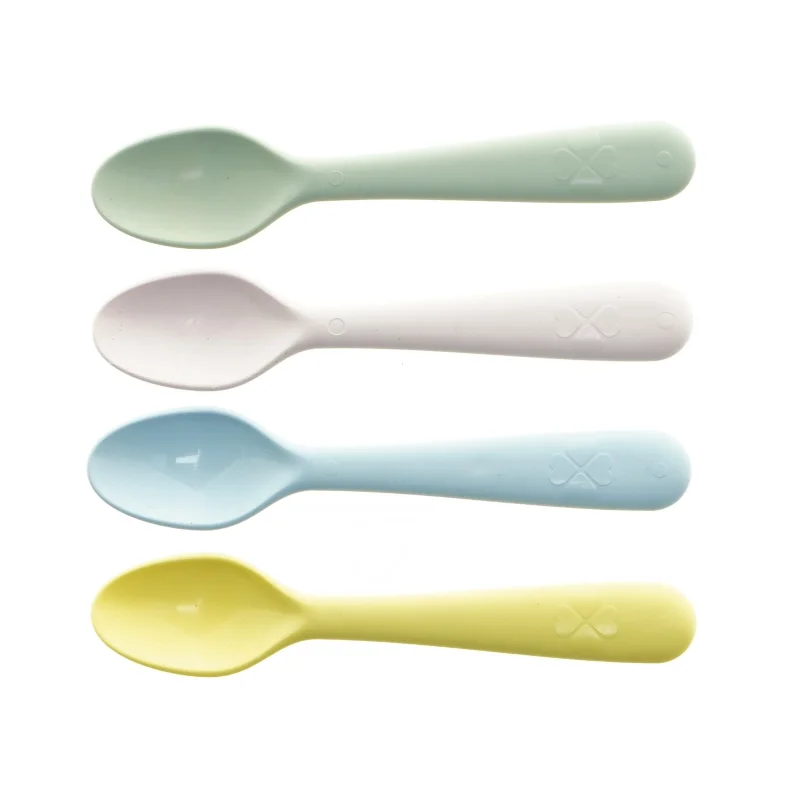 Pastelfarvede Baby Skeer fra IKEA (str. 16 cm)