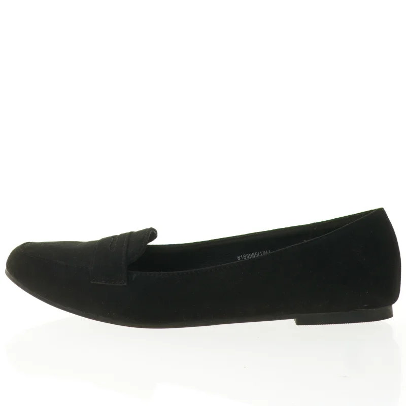 Sorte ballerinasko fra New Look (str. 39)