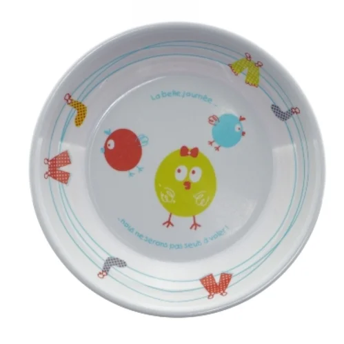 Barnetallerken med dyremotiv (str. 19 x 3 cm)