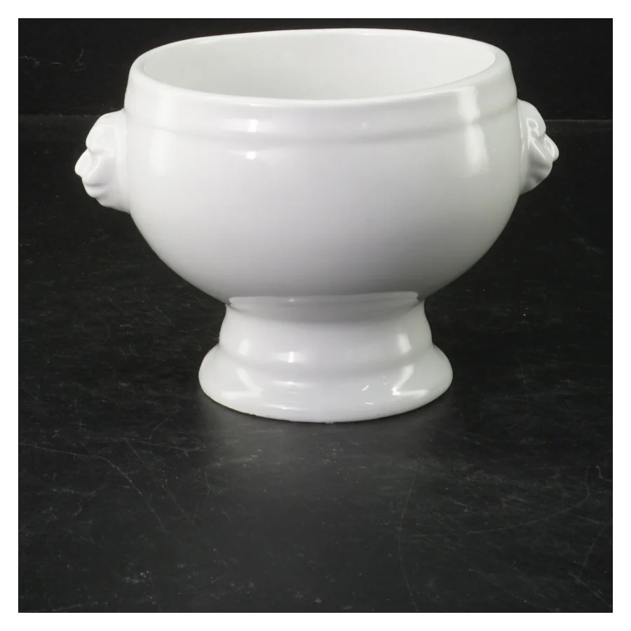 Hvide suppeskåle sæt (str. Ø. 11 cm. 4 styk)