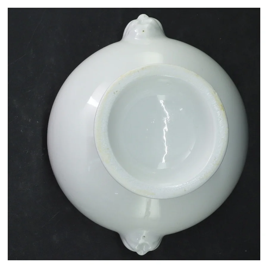 Hvide suppeskåle sæt (str. Ø. 11 cm. 4 styk)