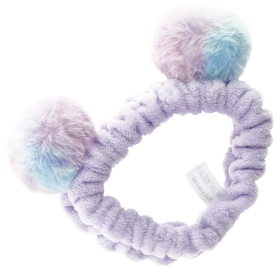 Hårbånd med pompom´er (str. 13 cm)