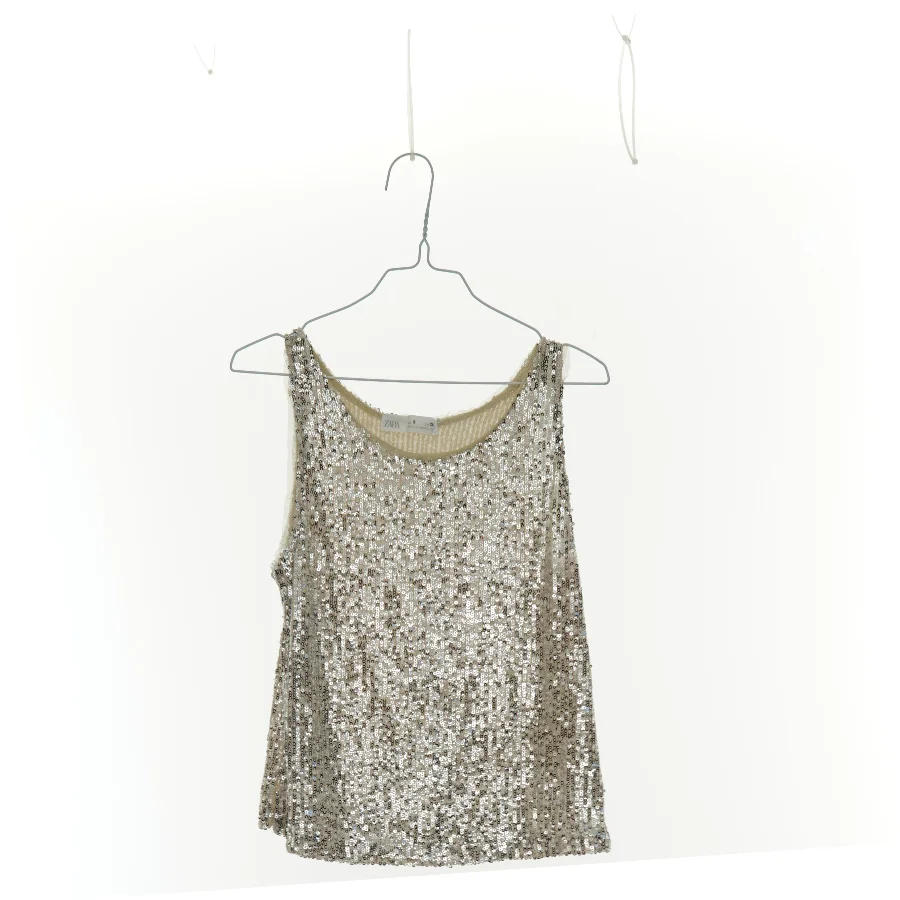 Top m. pallietter fra Zara (str. 134 cm)