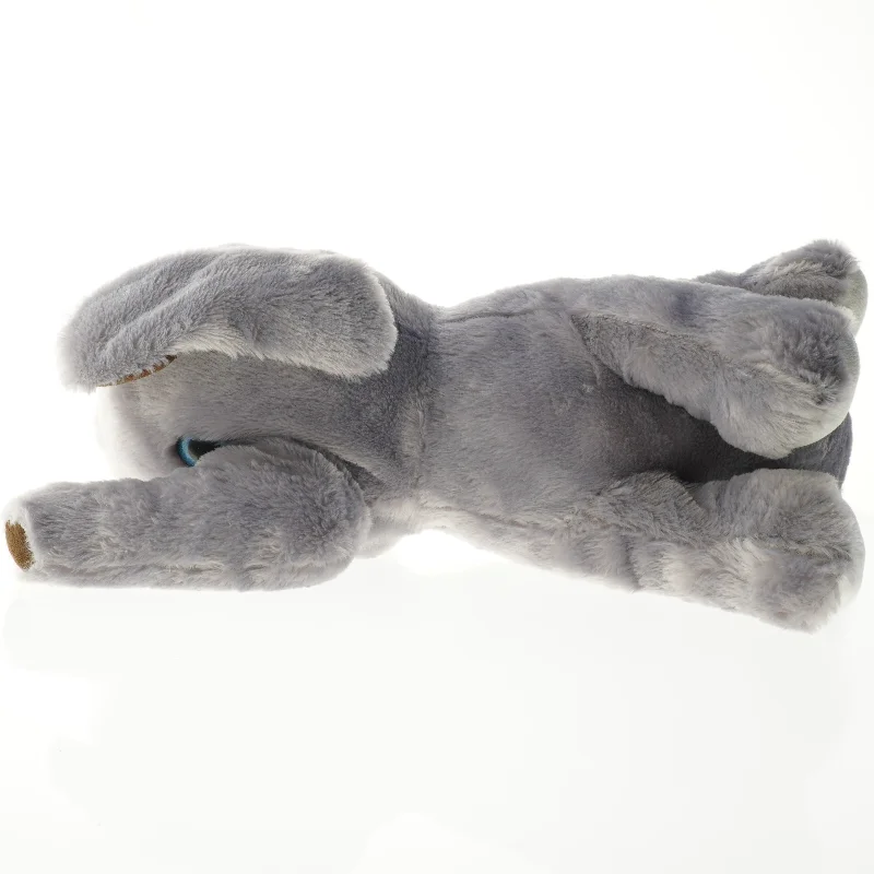 Blågrå plys elefant