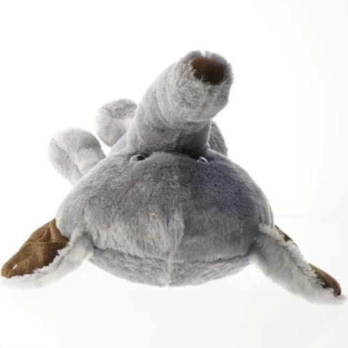 Blågrå plys elefant