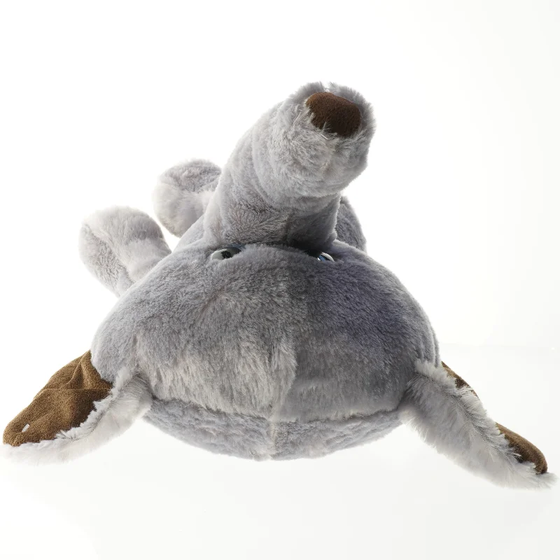 Blågrå plys elefant