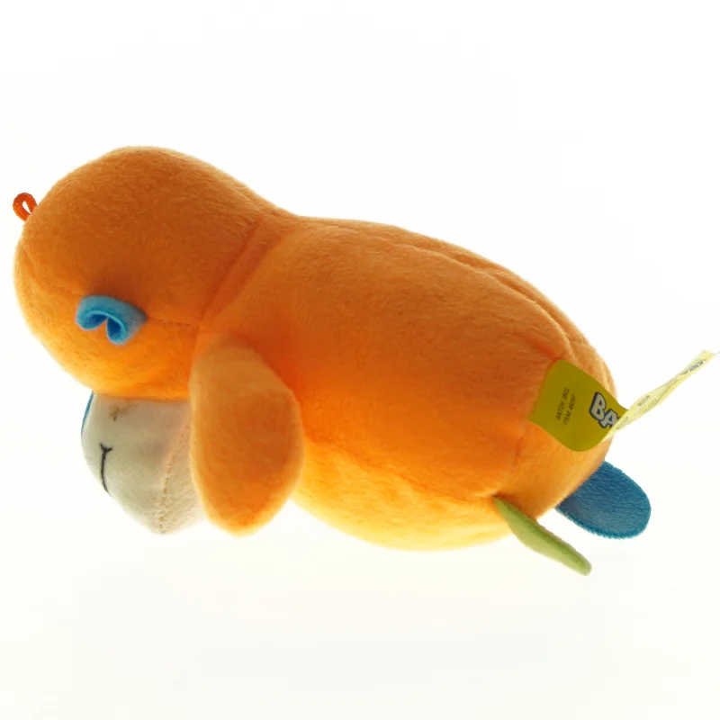 Orange plyslegetøj (str. 17 cm)