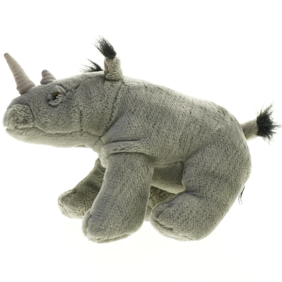 Tøjdyr, næsehorn (str. 35 x 21 cm)