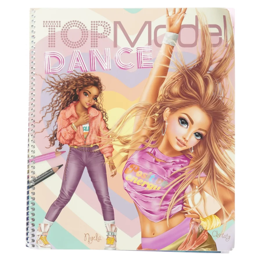 Topmodel helt ny Tegnemodel-bog med tilbehør fra Top Model