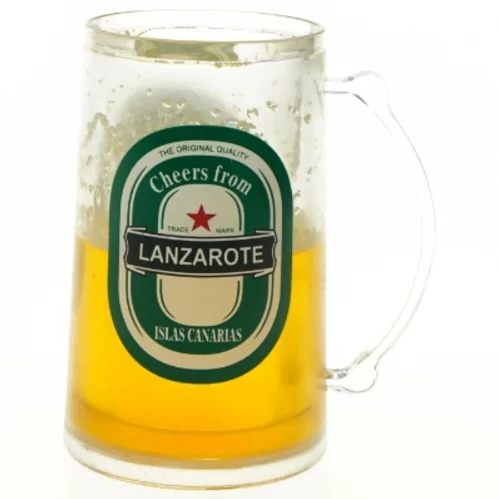 Frysekrus med Lanzarote-design fra Lanzarote (str. H 15 cm)