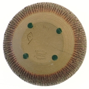 Lysestage i keramik fra Søholm Stentøj (str. Ø 14 cm)