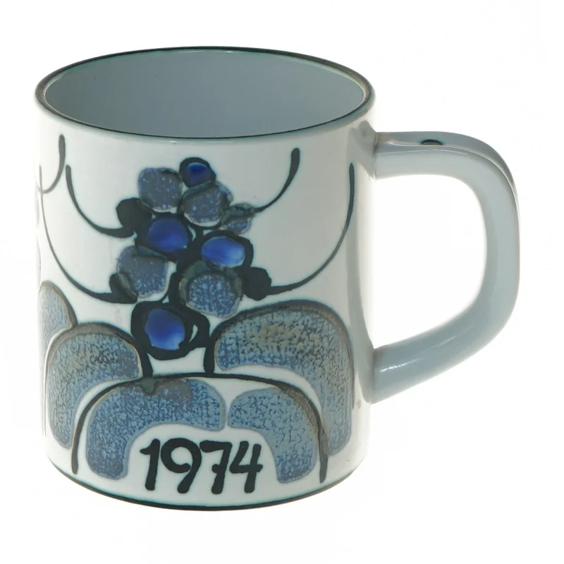 Royal Copenhagen årskrus fra 1974 fra Royal Copenhagen (str. Ø 10,5 cm længde 11,5 cm)