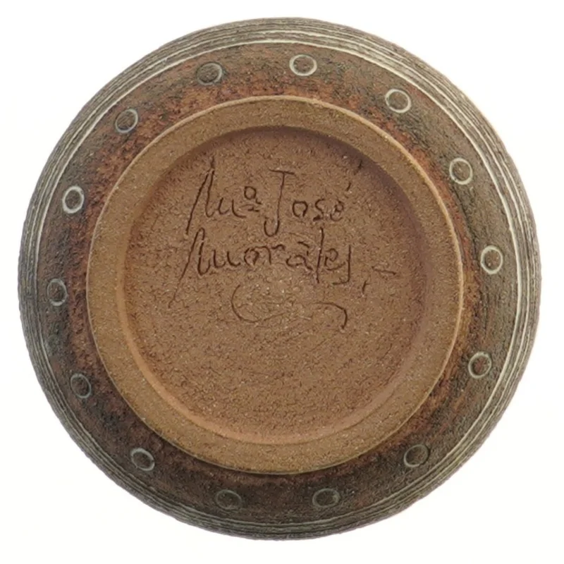 lågkrukke i keramik (str. 14 cm)