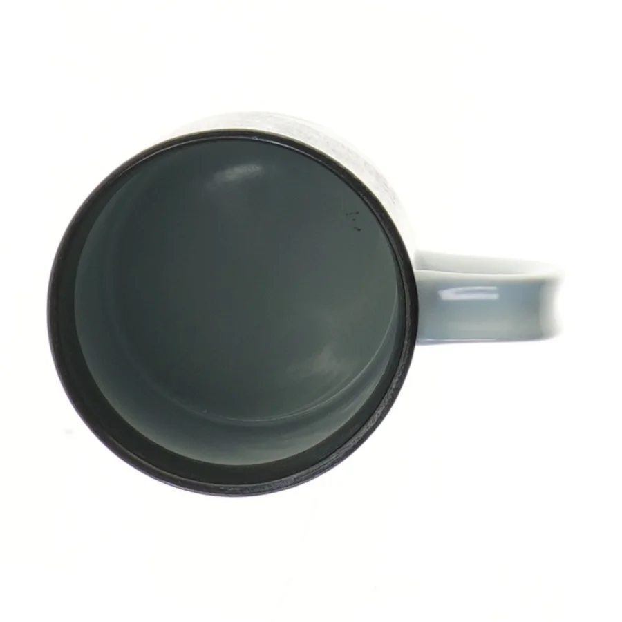 Keramikkop med 1971 mønster fra Royal Copenhagen (str. Ø 10,5 cm længde 11,5 cm, årskrus