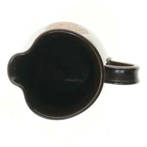 Keramikkande med håndtag fra Ravnild (str. Ø 10 cm længde 15 cm)