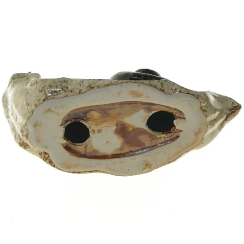 Keramik snegl figur (str. 30x13x13 cm)