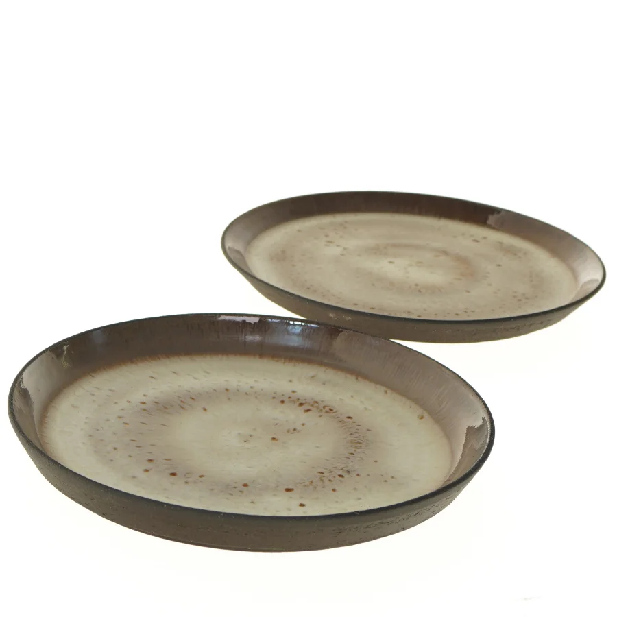 Runde keramiktallerkener (str. 2 styk, ø 22 cm)
