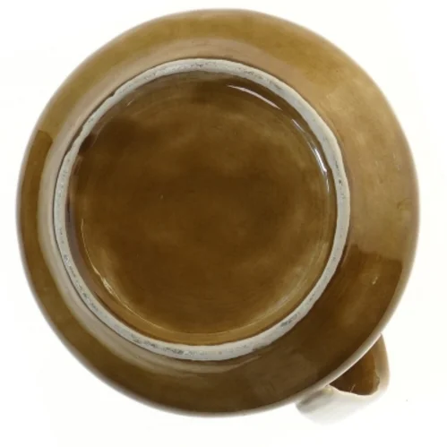 Keramikvase med håndtag (str. 20x16 cm)