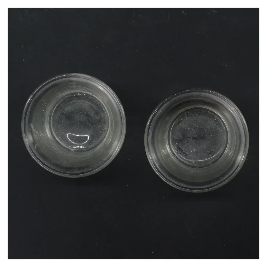 Glasholdere til fyrfadslys, 2 stk (str. 2 stk 6,5 cm)