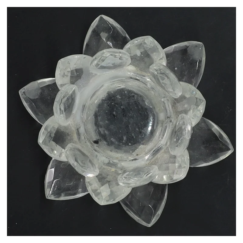 Krystal blomsterlysestage (str. 12 cm)